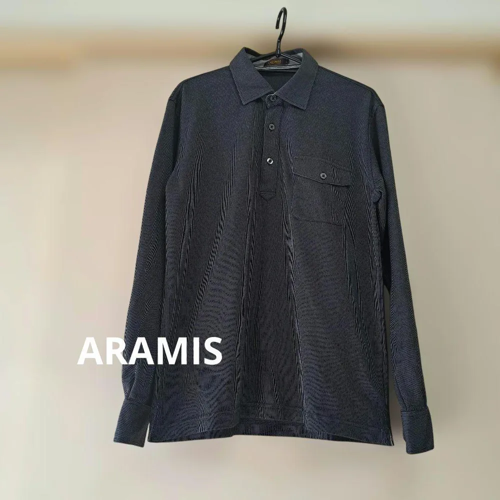 ARAMIS 長袖シャツ ストライプ柄 Lサイズ