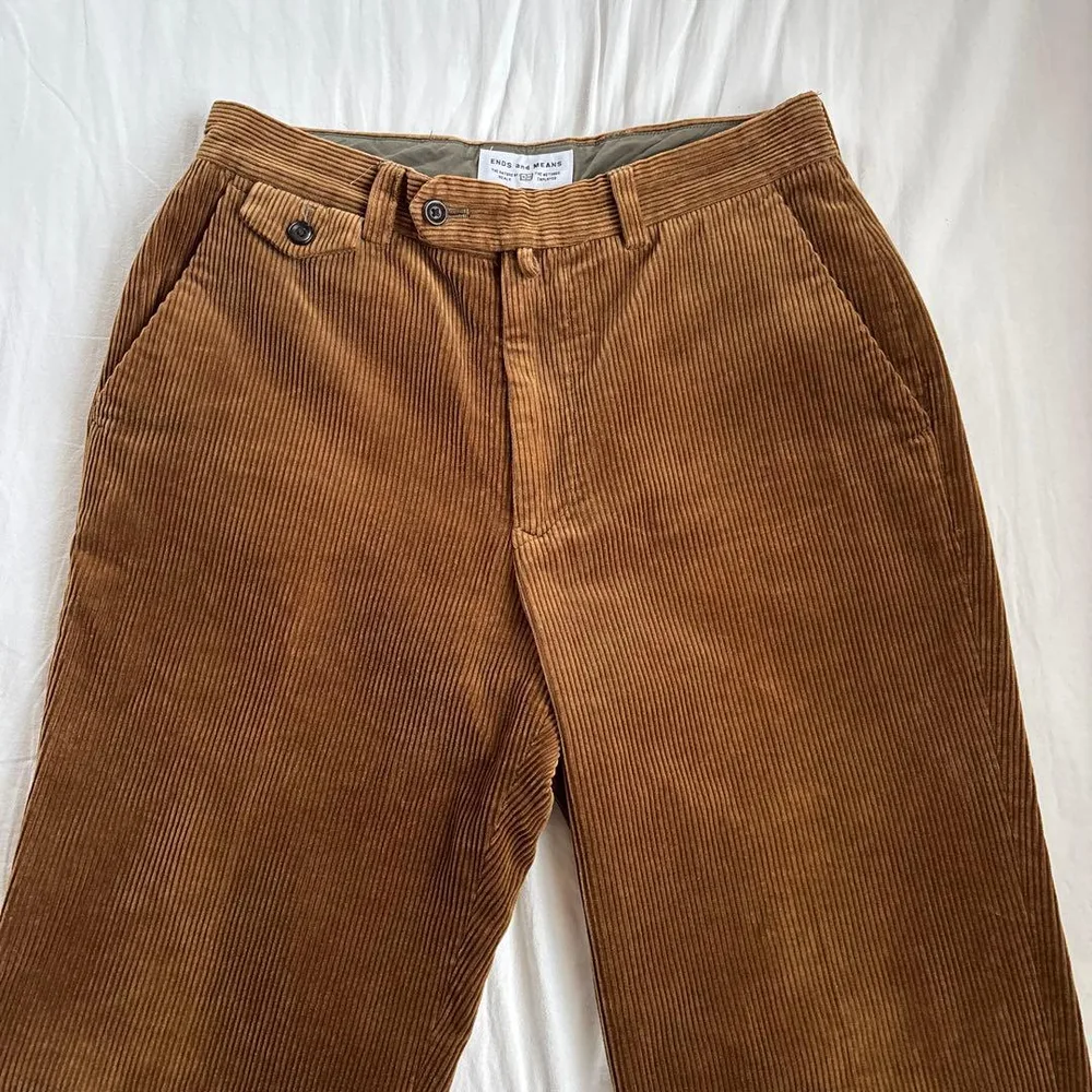 ENDS and MEANS Grandpa Cord Trousers S