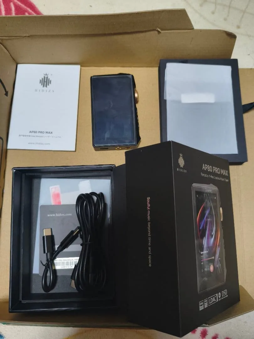 Hidizs AP80 PRO MAX 本体イヤホンセット