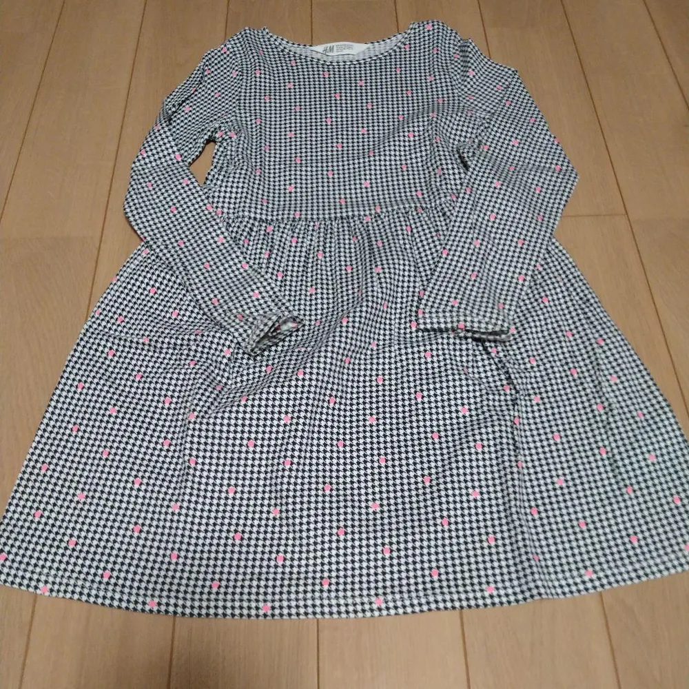 H&M 千鳥柄ワンピース