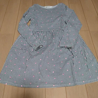 H&M 千鳥柄ワンピース