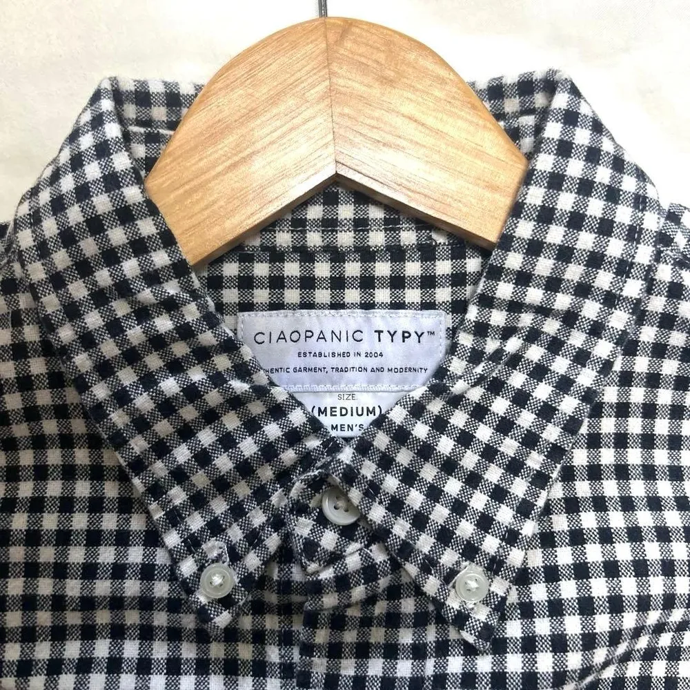 【美品】CIAOPANIC TYPY ギンガムチェック 厚手ネルシャツ メンズ