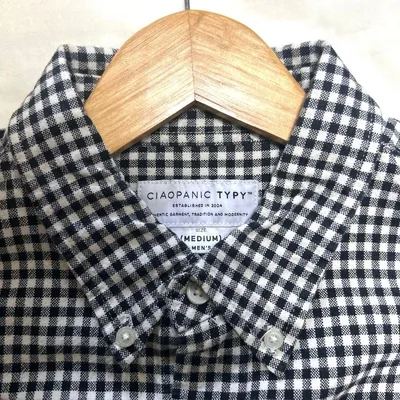 【美品】CIAOPANIC TYPY ギンガムチェック 厚手ネルシャツ メンズ