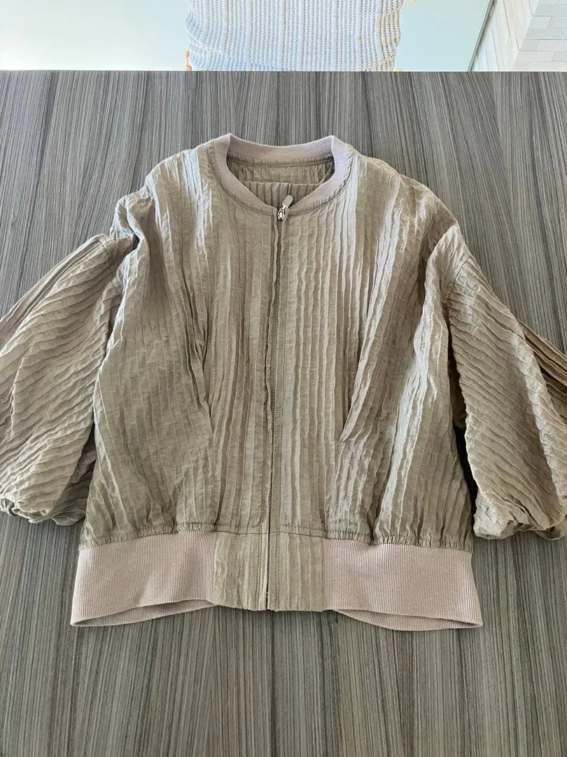 【値下】秋⭐︎アッシュアールエム ORVEAU シャーリングジャケットブルゾン