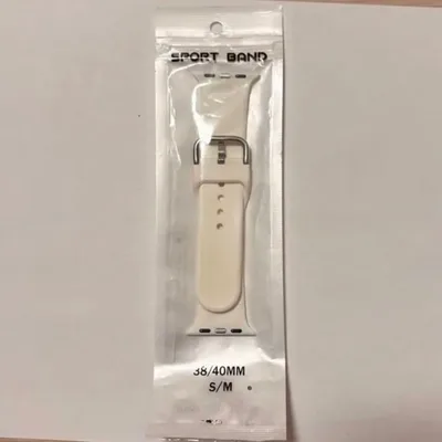 Apple Watch用 シリコンバンド ホワイト