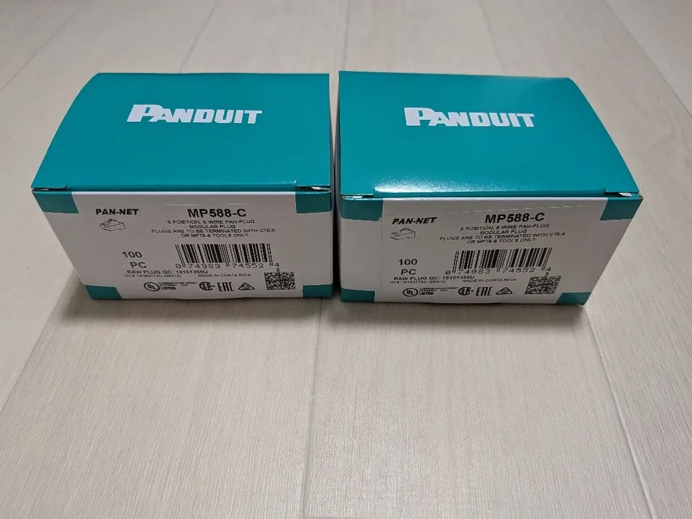 *新品PANDUIT MP588-C CAT5E RJ45(100個) 2箱
