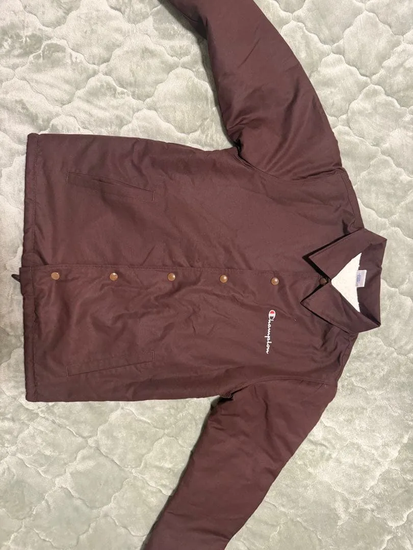 Champion コーチジャケット ボア ブラウン