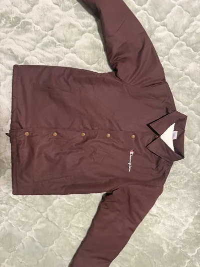 Champion コーチジャケット ボア ブラウン