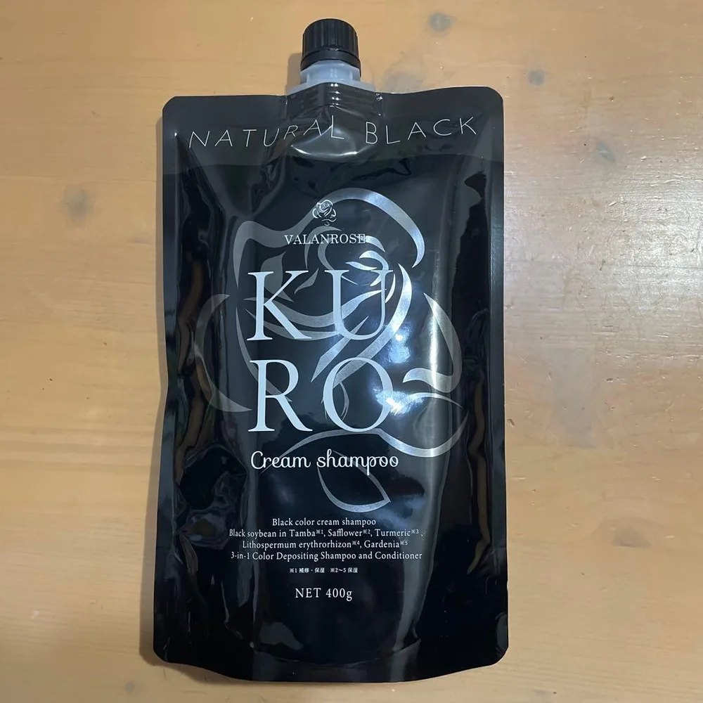 VALANROSE KURO クリームシャンプー ナチュラルブラック 400g