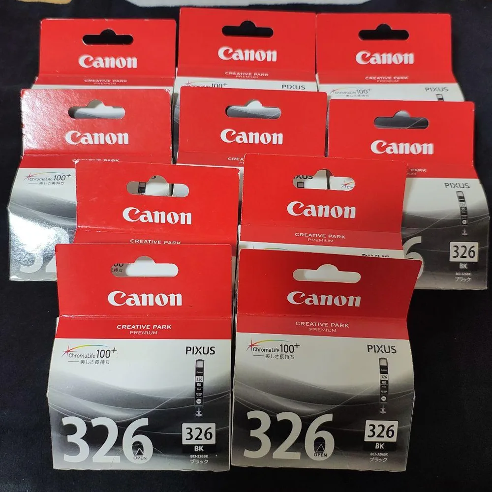 Canon BCI-326BK インクタンク 10個セット【ジャンク品】