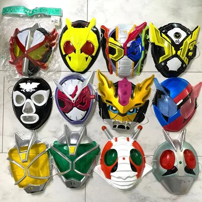 仮面ライダー お面 12個セット(ジオウ・ビルド・ゼロワン・ウィザード等)男の子