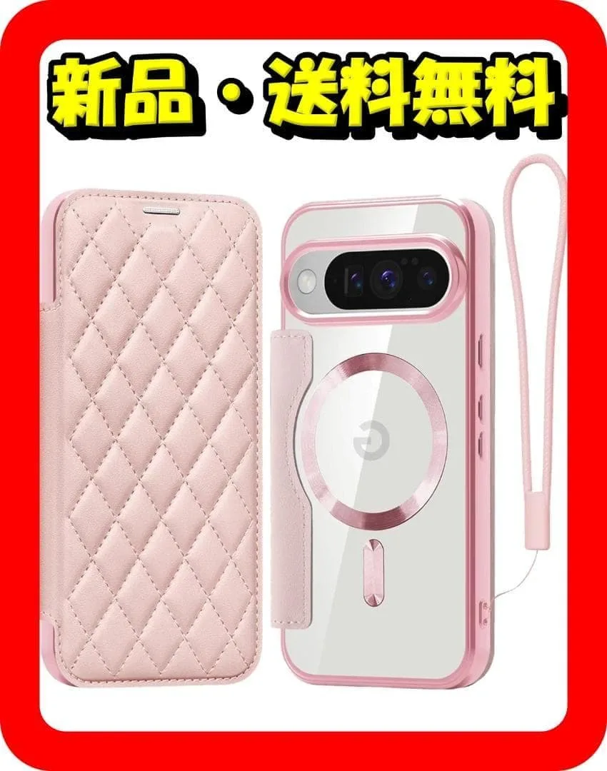 Google Pixel 10 / 10Pro ケース 手帳型 ピンクA③212