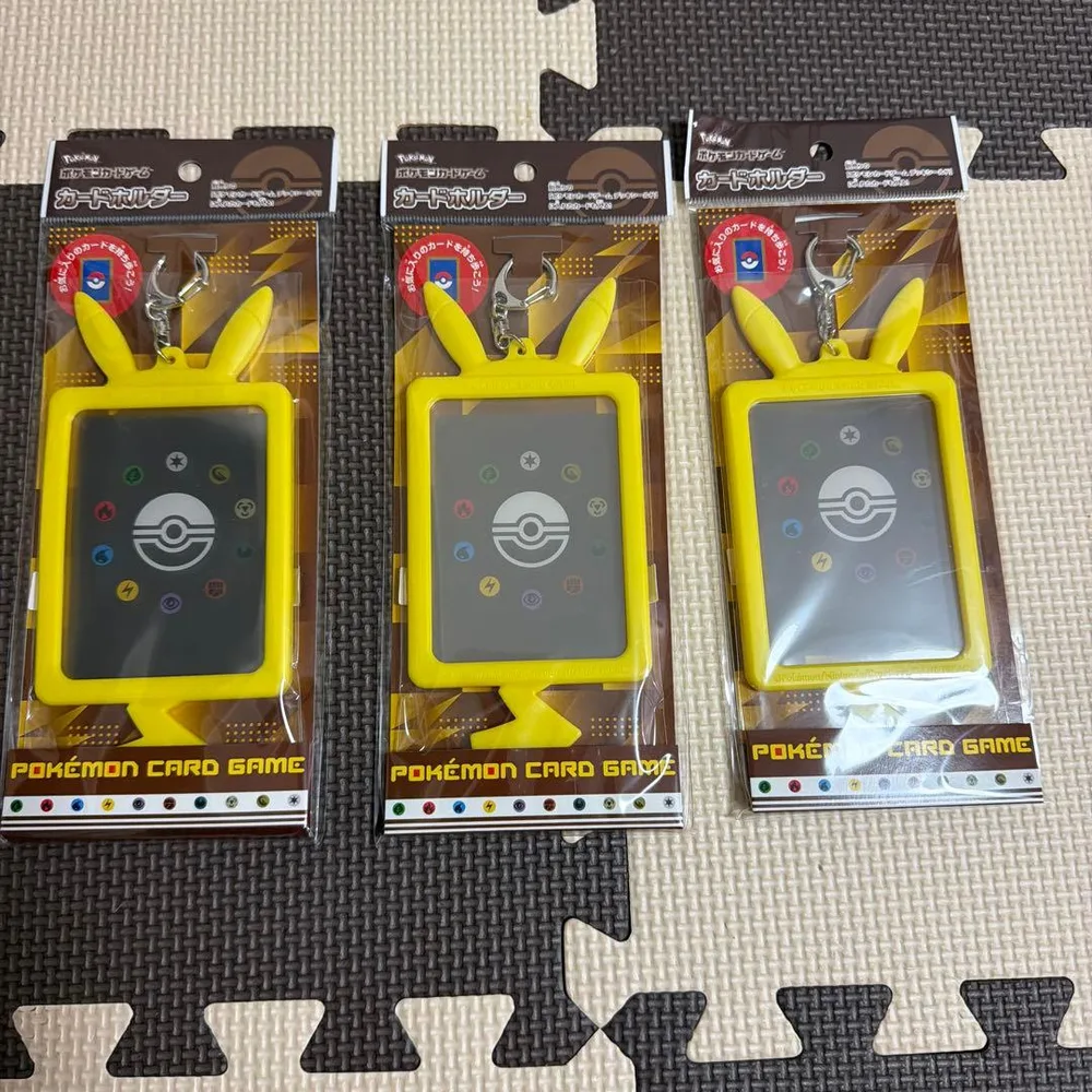 ポケモンカードゲーム カードホルダー ピカチュウ 3個セット