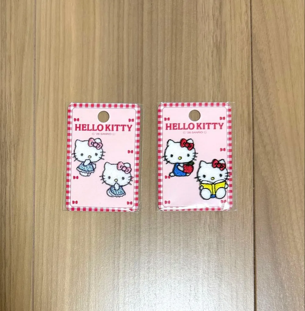 ハローキティ ワッペン 2点セット