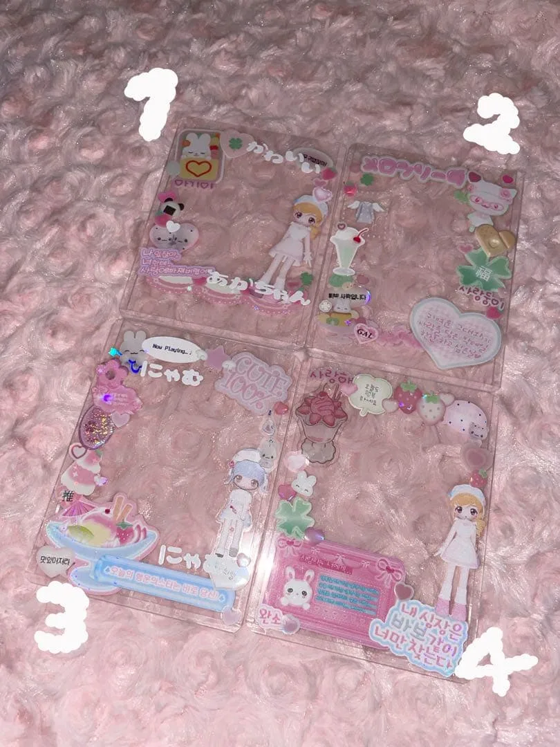 トレカケースデコ 韓国作家シール mering