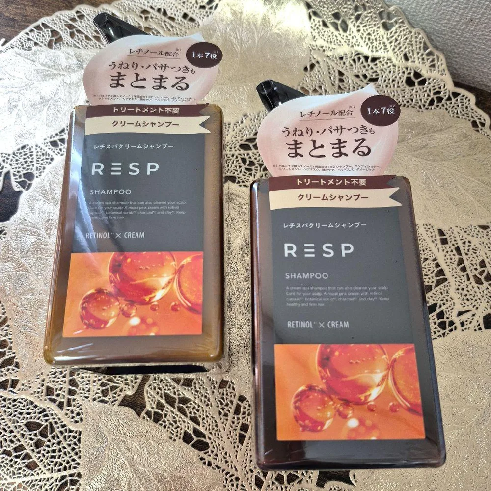 RESP レチスパ クリームシャンプー 本体 390g 2個