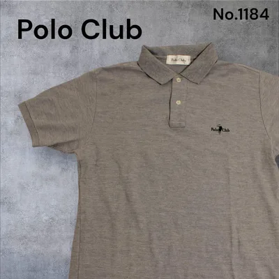 Polo Club ゴルフウェア 半袖 ポロシャツ グレー スポーツ