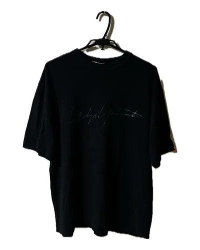 人気サイズ Y-3 ヨウジヤマモト シグネチャーロゴ Tシャツ ブラック L