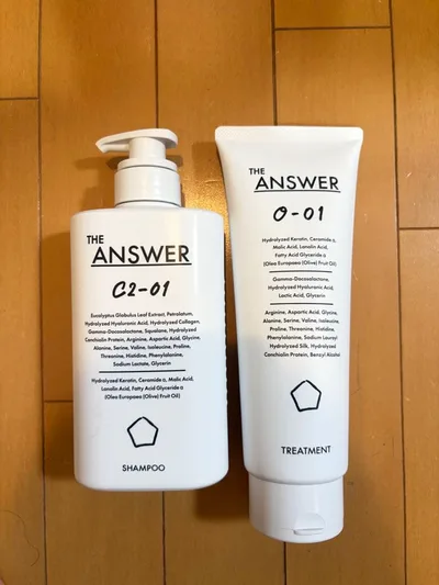 THE ANSWER シャンプー C2-01 トリートメント O-01