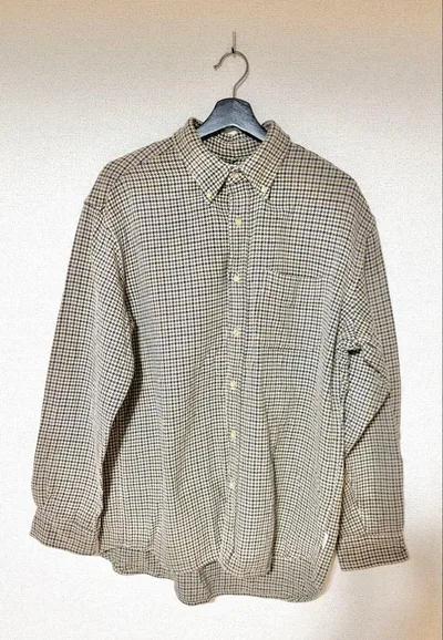 古着90年代 J.CREW ジェイクルー チェックボタンダウンシャツMサイズ