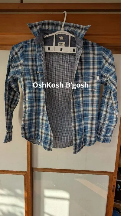OshKosh B'gosh チェック柄長袖シャツ