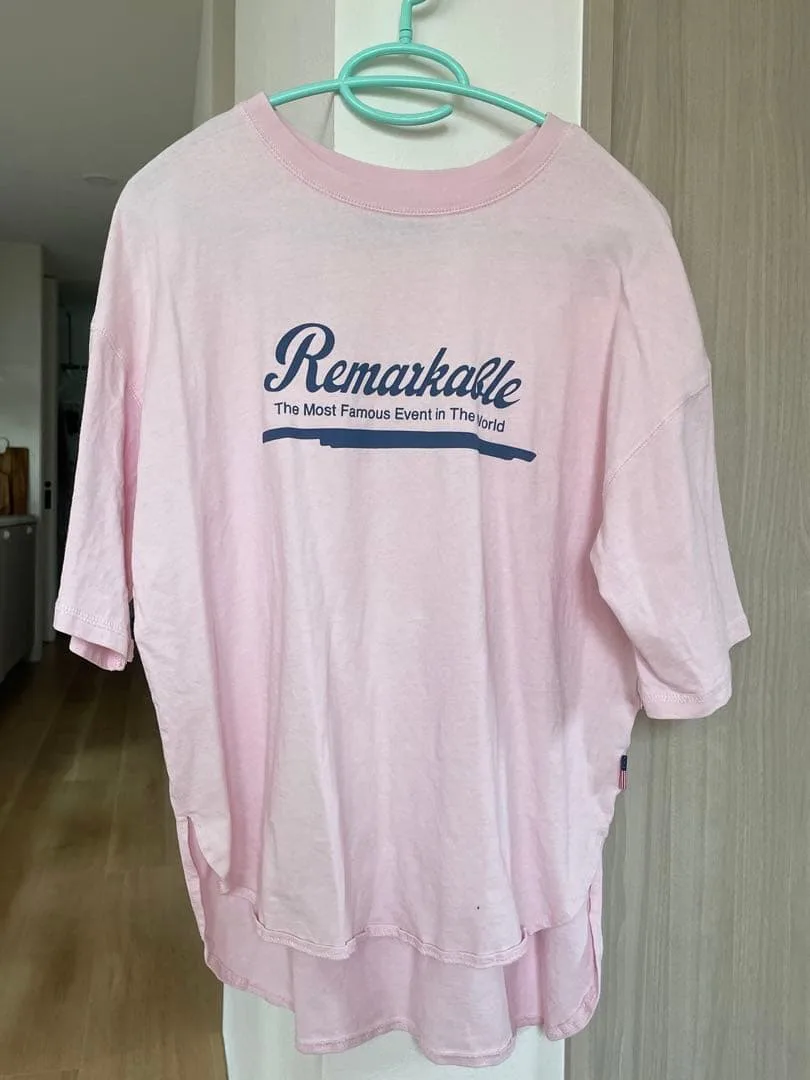 USA Tシャツ メンズ ピンク