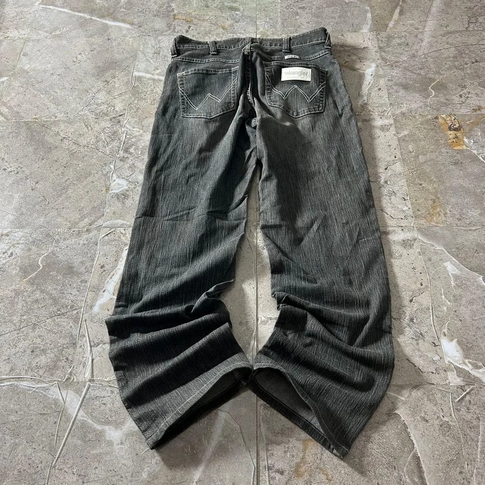 Archive wrangler black denim swag Y2K 髭