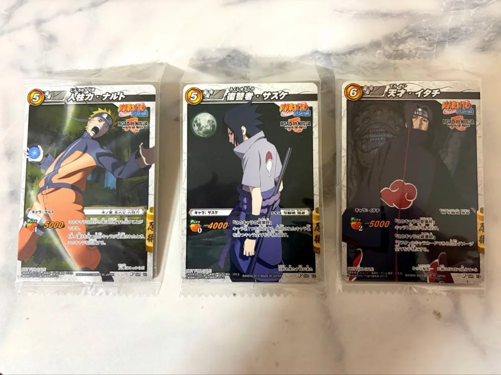 開封済 未使用 ミラバト NARUTO ナルト サスケ イタチ プロモ