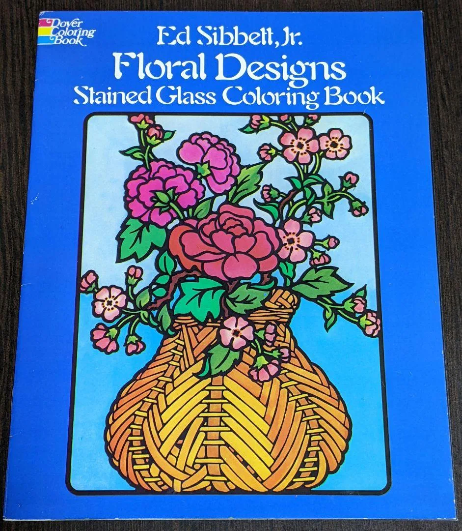 Floral Designs Stained Glassステンドグラス図案集