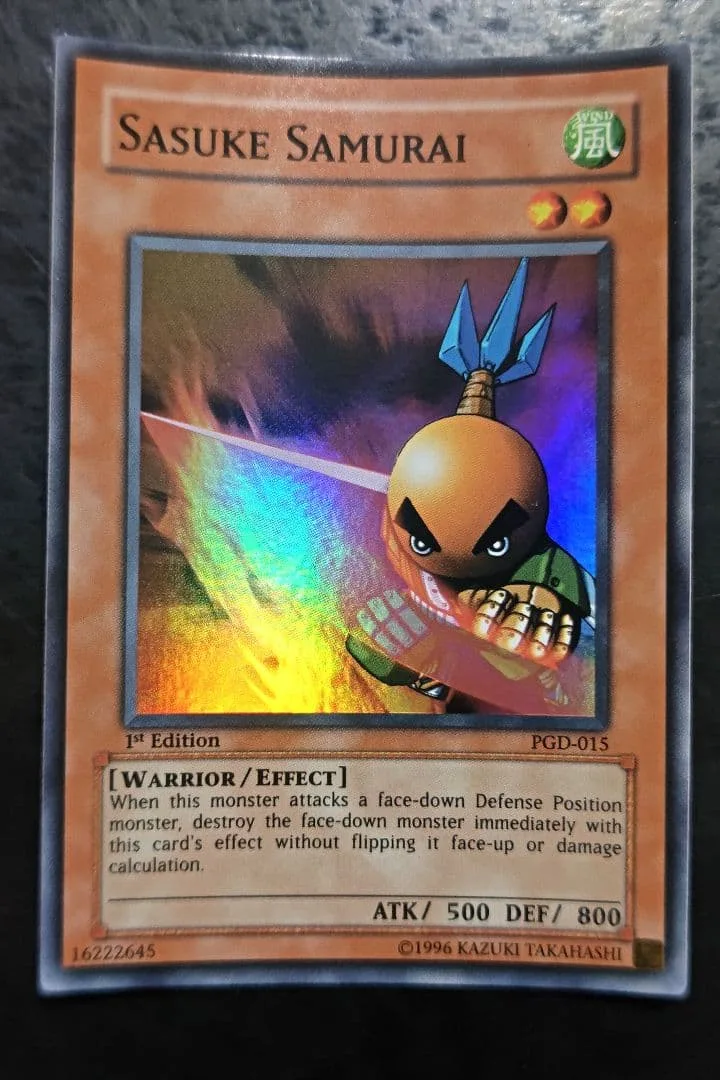 遊戯王 一刀両断侍 旧アジア版 スーパーレア 美品