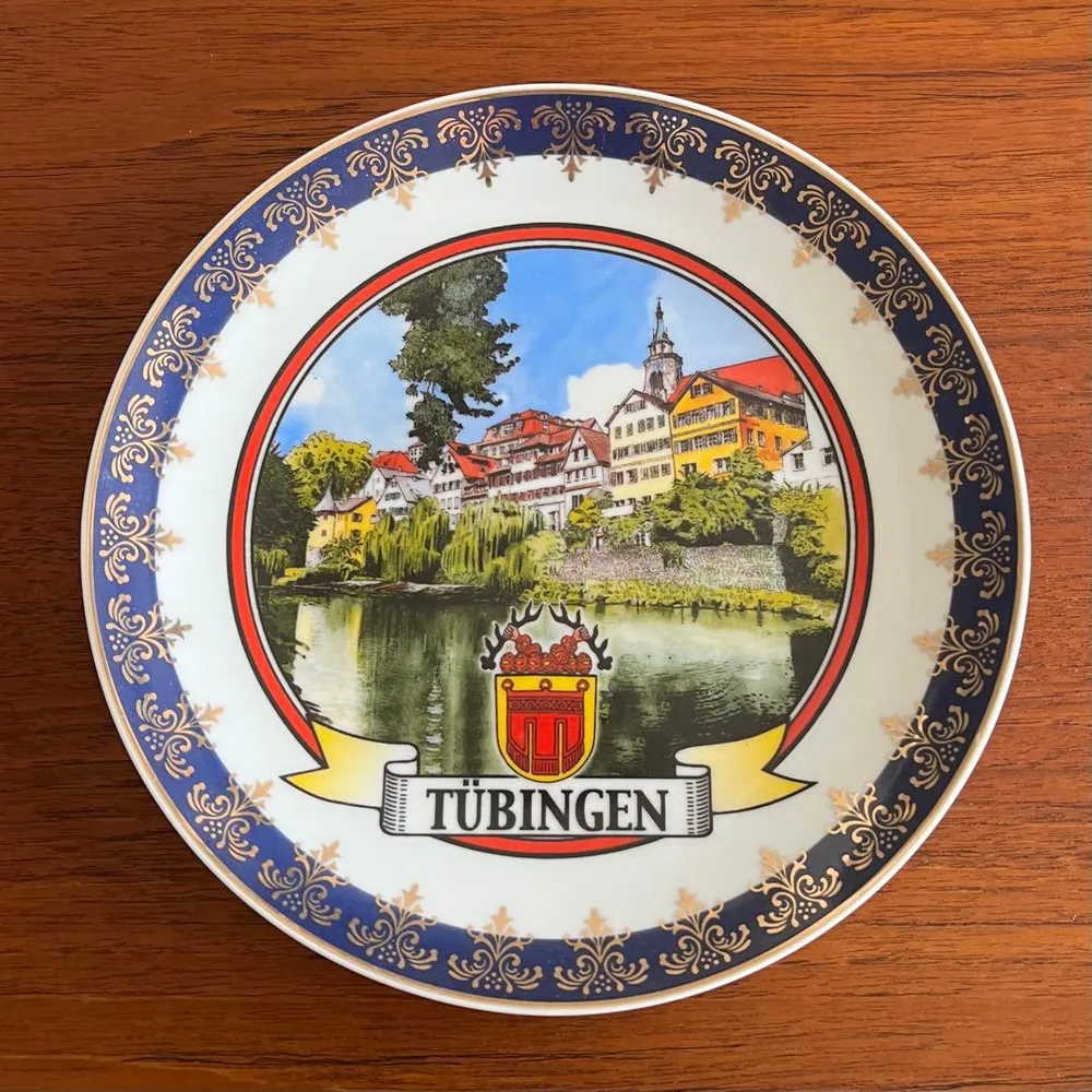 Tubingen Tubingen จานตกแต่งเยอรมนีแขวนผนัง Bockling