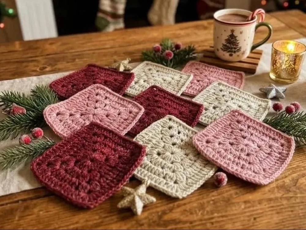 グラニースクエア【ハンドメイド】9枚セット モチーフ