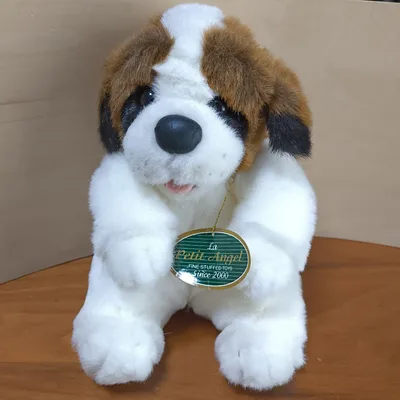 セントバーナード 吉徳 犬 昭和レトロ プチエンジェル ぬいぐるみ