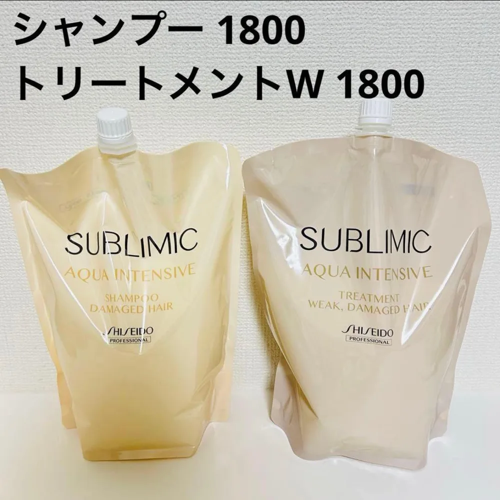 サブリミック アクアインテンシブ シャンプー トリートメント W 詰替 1800