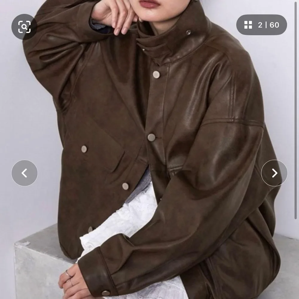 【最終値下げ】ZOZOTOWN 3WAYレザージャケット、ブルゾン ブラウン