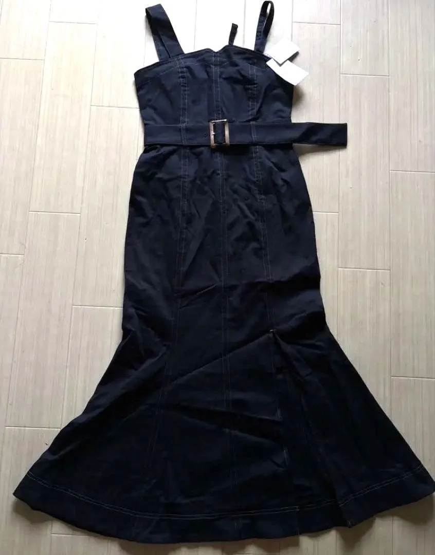 MURUA Denim ชุดเดรสยาวนางเงือก Janska ใหม่พร้อมป้าย