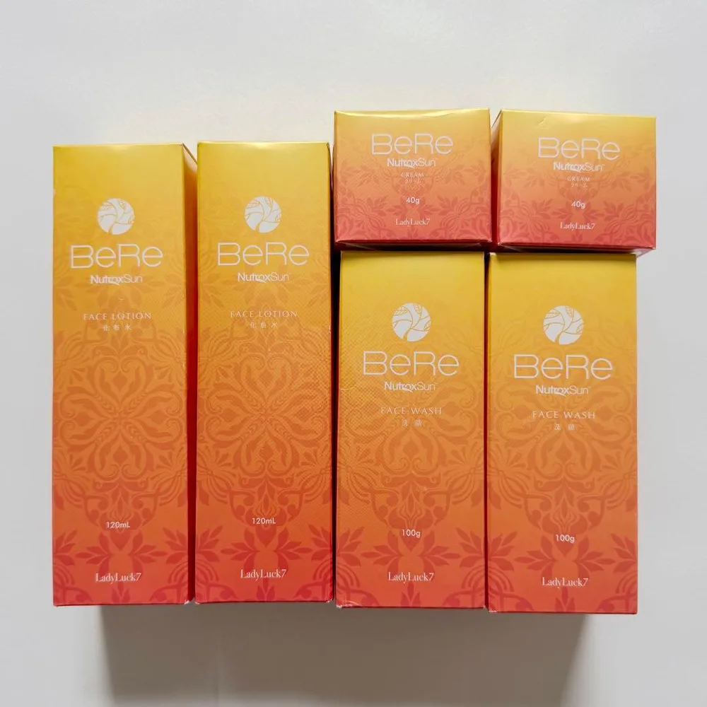 新品 BeRe NutroxSun スキンケア6点セット 洗顔 化粧水 クリーム