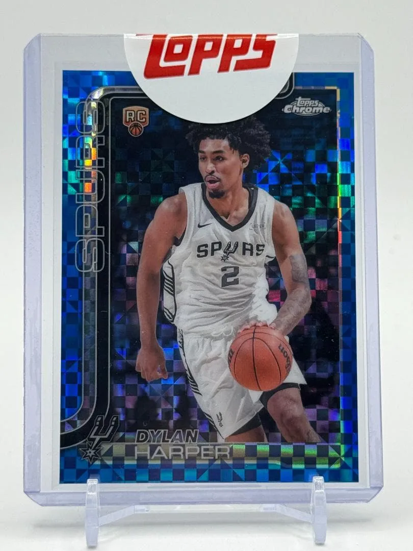 Dylan Harper Topps Chrome Blue X-Fractor