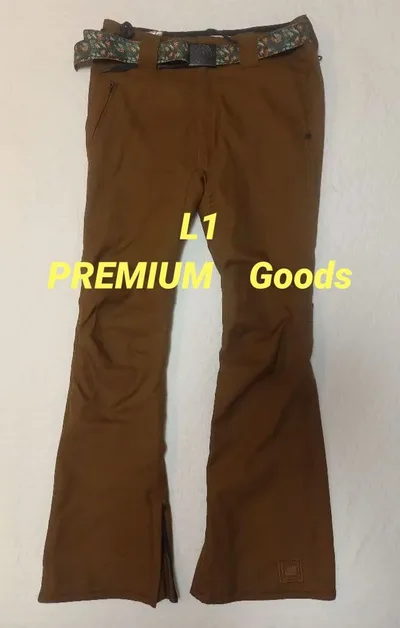 L1 PREMIUM GOODS スノーボードパンツ ブラウン M ベルトおまけ
