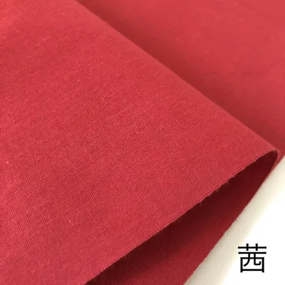 無地木綿【茜】反物 はぎれ 生地 ハンドメイド re 遠州木綿 綿 リメイク
