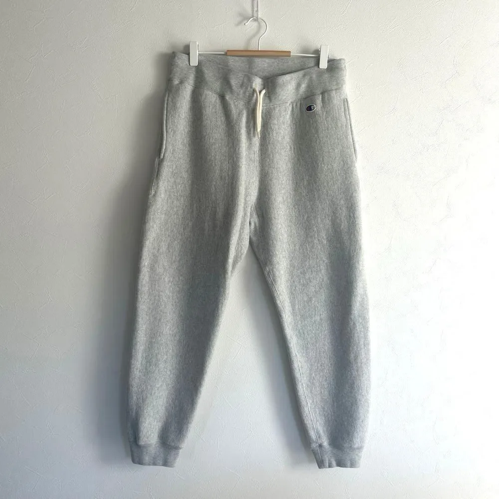 Champion リバースウィーブスウェットパンツ グレー Lサイズ