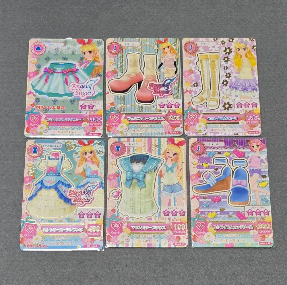 アイカツカード 6枚セット キュート 星宮いちご エンジェリーシュガー