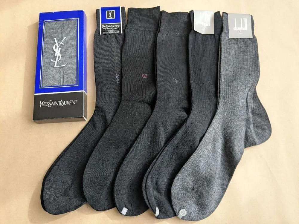 YVES SAINT LAURENT dunhill Diorソックス 6足