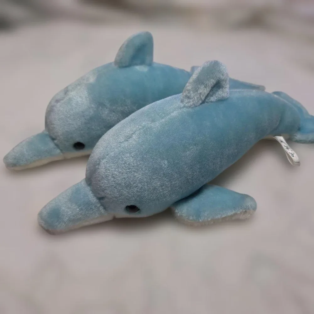 当時物平成レトロ ぬいぐるみ イルカ 2体セット