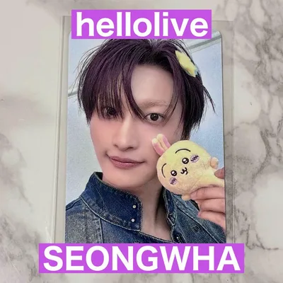 ◎ ATEEZ hellolive SEONGWHA ちいかわ 購入特典 トレカ