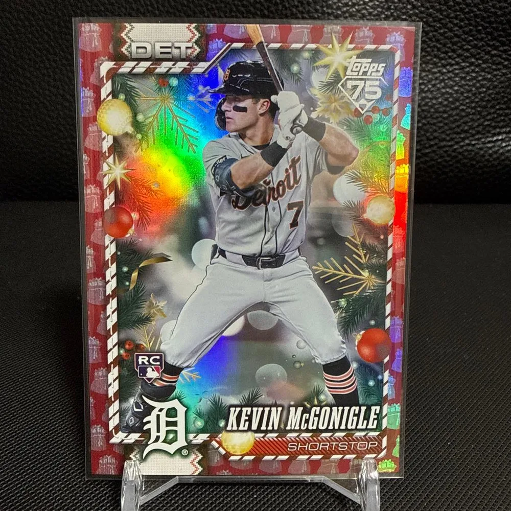 【新作】ケビン・マクゴニグル 2026 Topps Holiday RC レッド