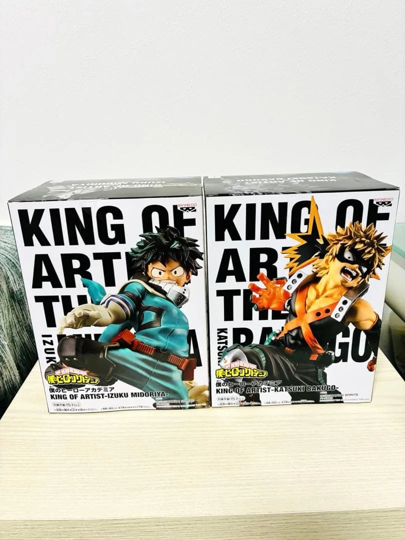 ヒロアカ KING OF ARTIST フィギュア 緑谷出久 爆豪勝己 セット