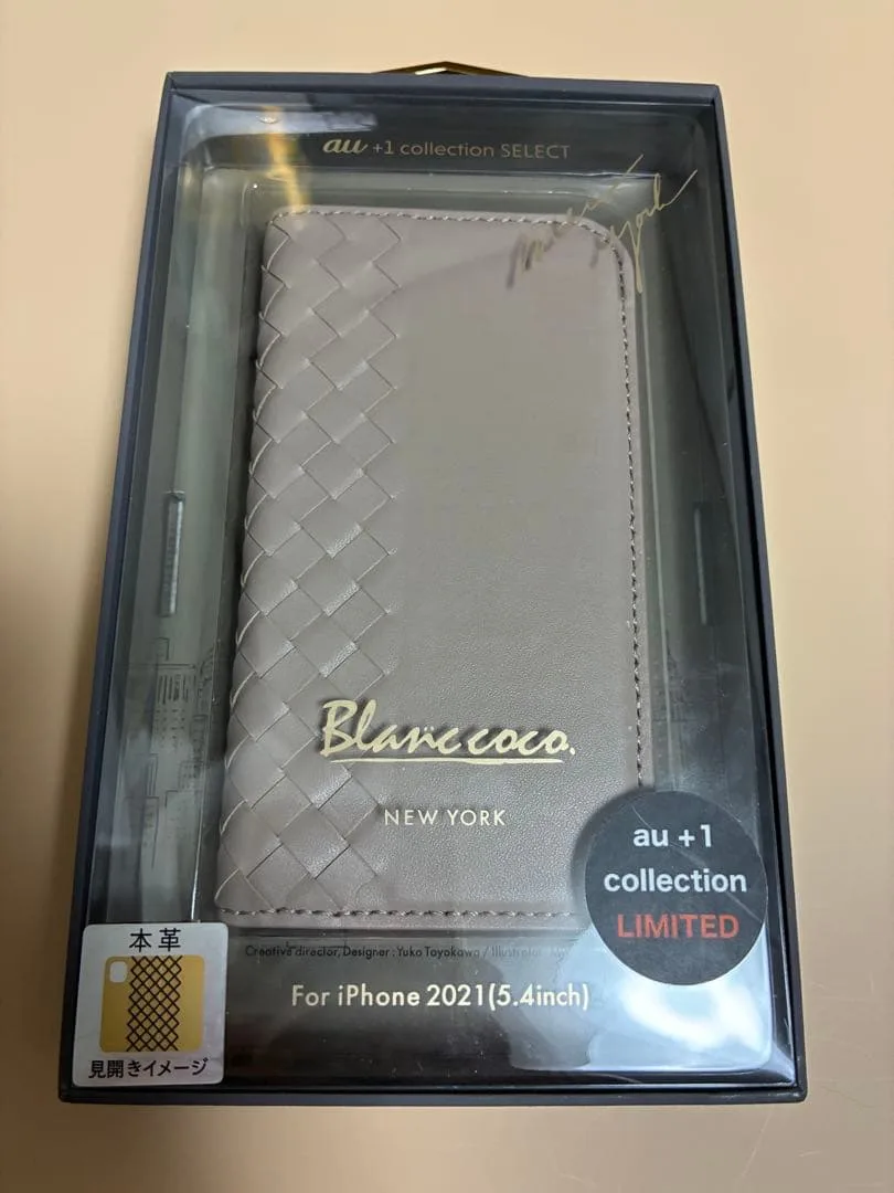 Blanccoco iPhone 2021 5.4インチ 手帳型スマホケース