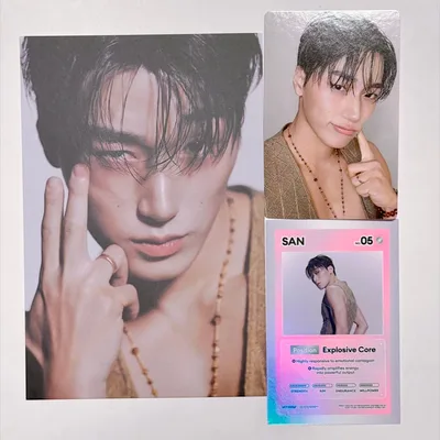 【A ver.】ATEEZ サン GH5 封入トレカ ポスカ セット