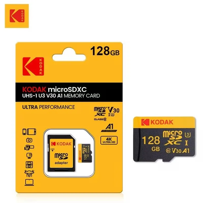【新品未開封】KODAK SDXC UHS-I U1 メモリーカード 128GB